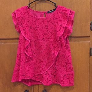 PINK peplum top